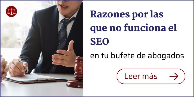 razones no funciona seo en tu bufete