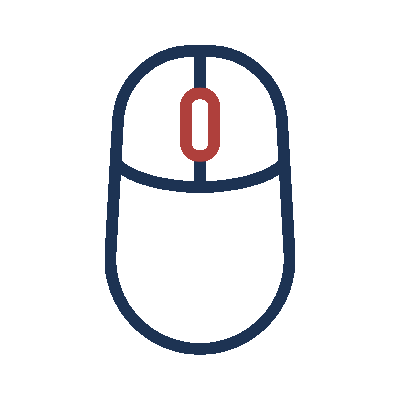 wired outline 1315 computer mouse